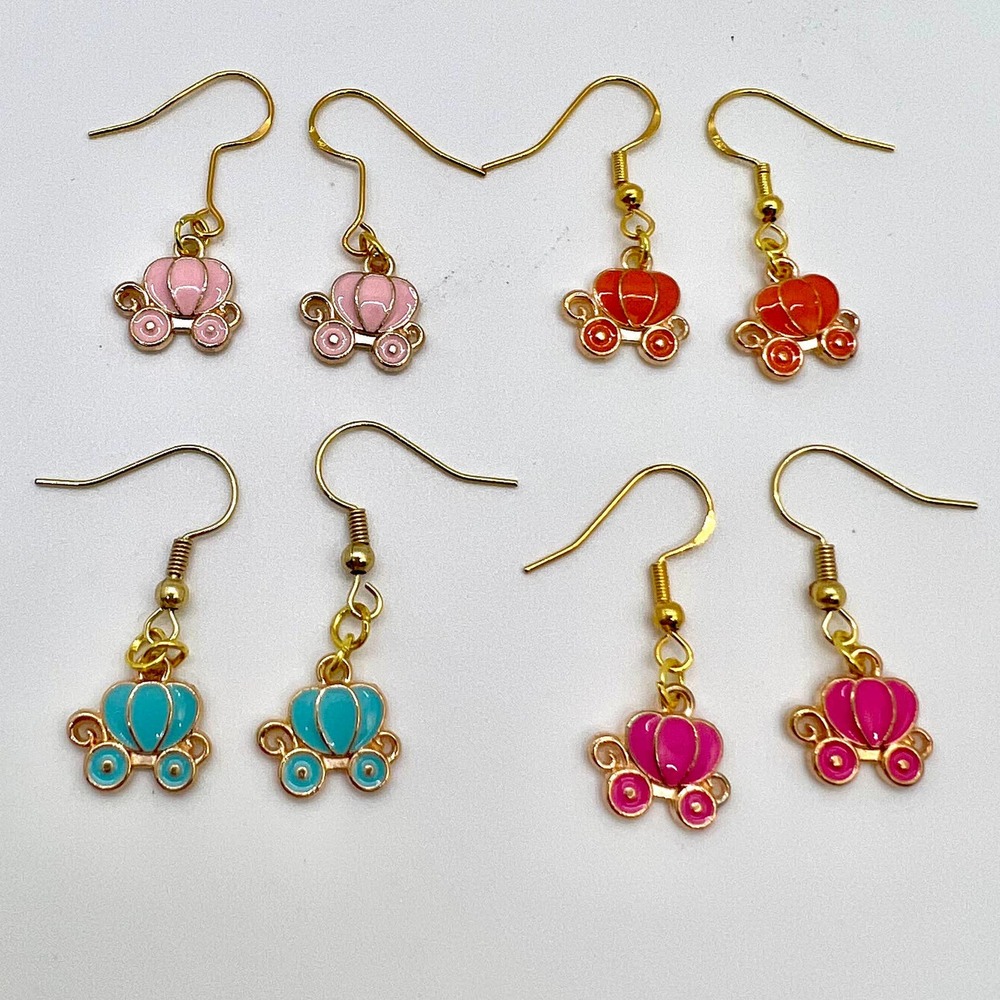 Cinderella Carriage Earrings - Disney Vacation Earrings - Princess Earrings